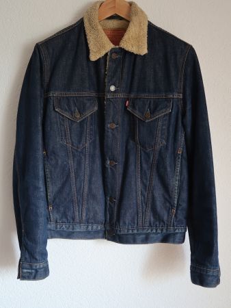 Original Levi`s gefütterte Jeansjacke
